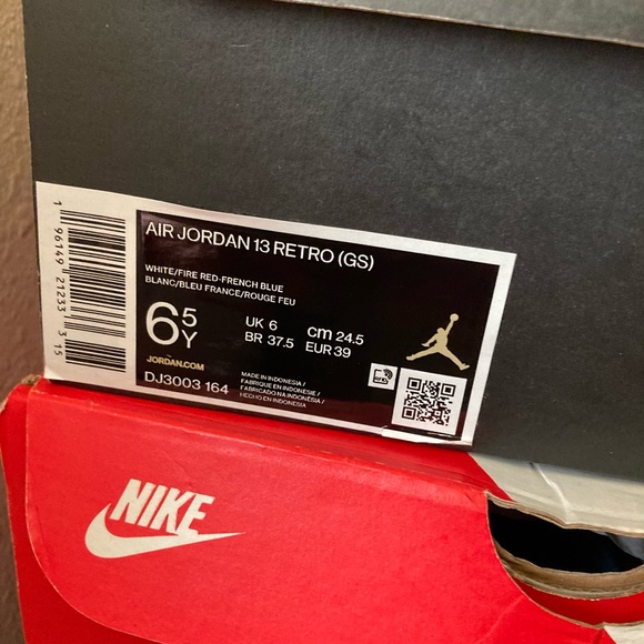 Jordan 13 Retro French Blue GS - Picture 8 of 9